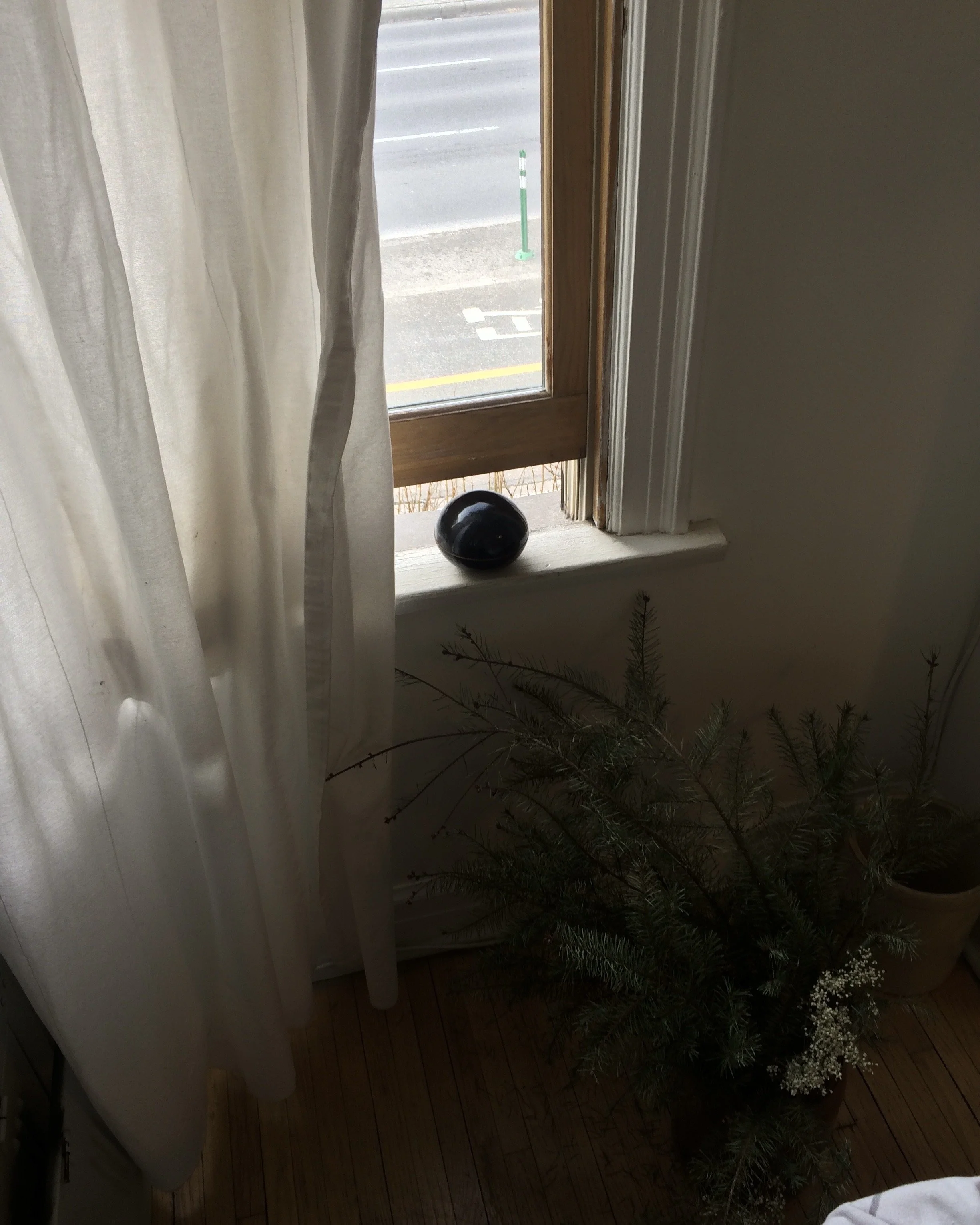 Early sphere jar at Al's house - 2018