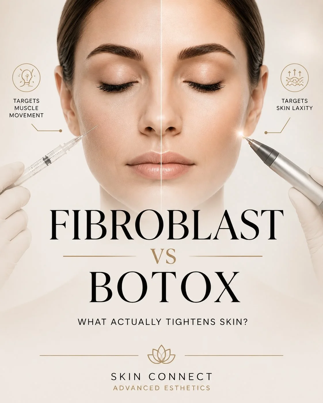 Not all wrinkles are treated the same way.

One of the biggest misconceptions in aesthetics is assuming every line or sign of aging should be treated the same way &mdash; but the cause matters.

Movement-related expression lines are different from sk