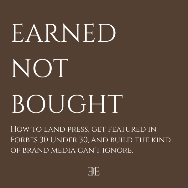 Earned Not Bought