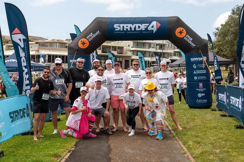 Team finishing STRYDE4 Day