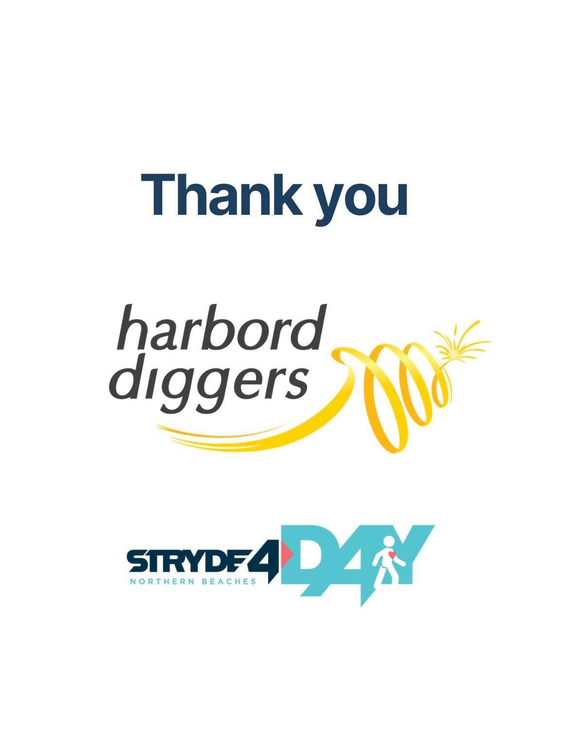 It takes a village to bring something like STRYDE4 Day to life 💥

And we couldn&rsquo;t have asked for a better major sponsor than Harbord Diggers.

At STRYDE4, we believe wellbeing happens when people move, connect and come together for something b