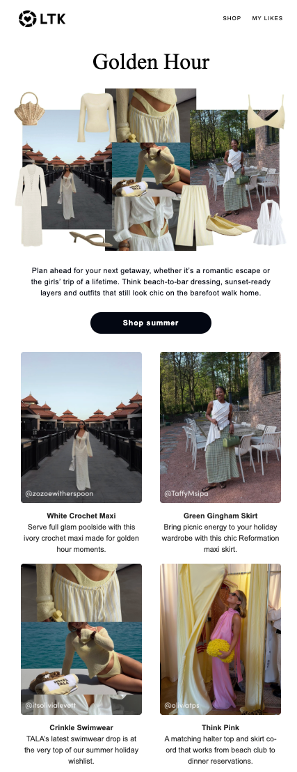 LTK | Email Campaign | Holiday Campaign