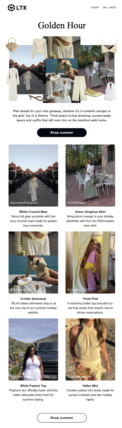 LTK | Email Campaign | Holiday Campaign