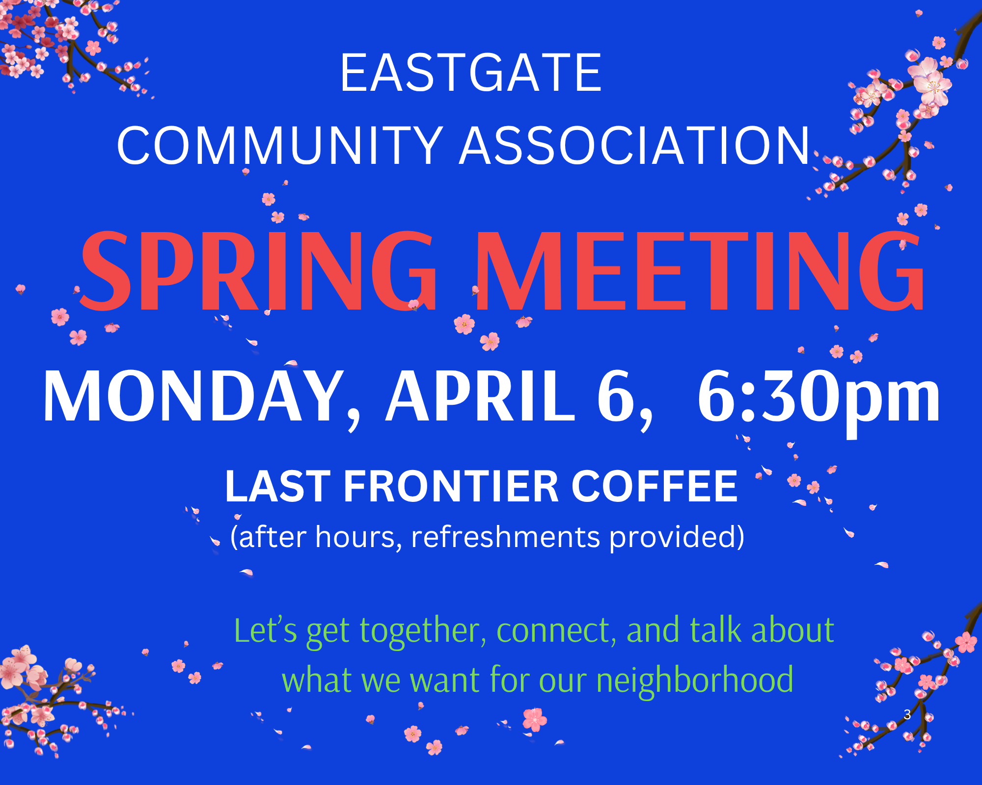 ECA Spring Meeting 