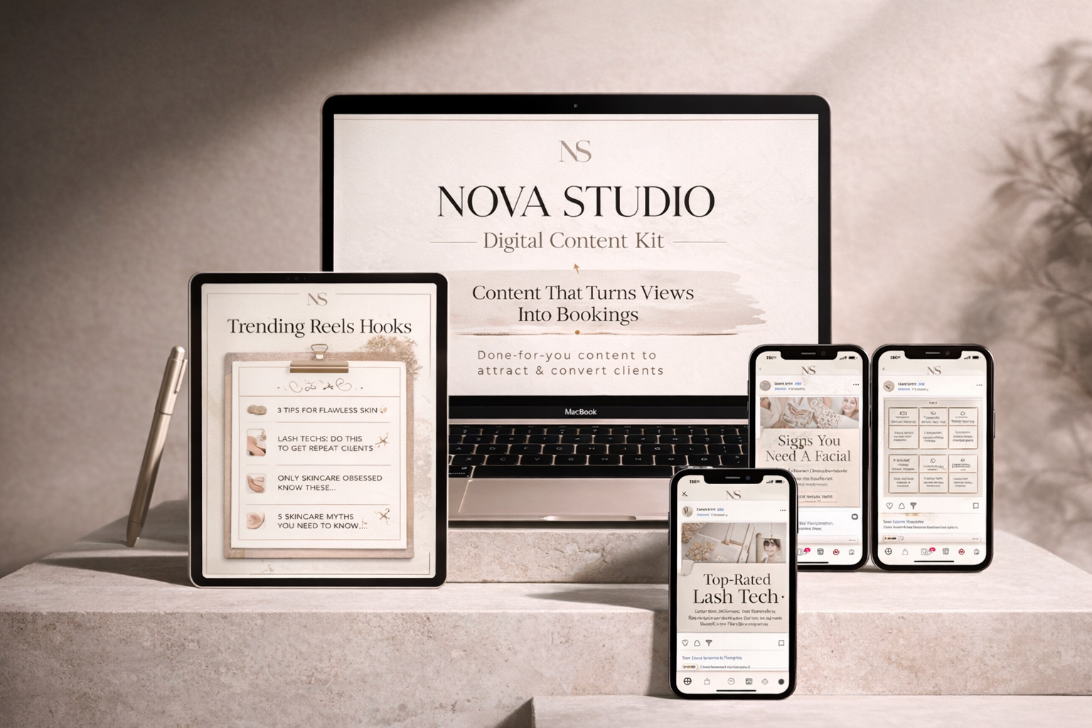 The Booked‑Out Content Kit