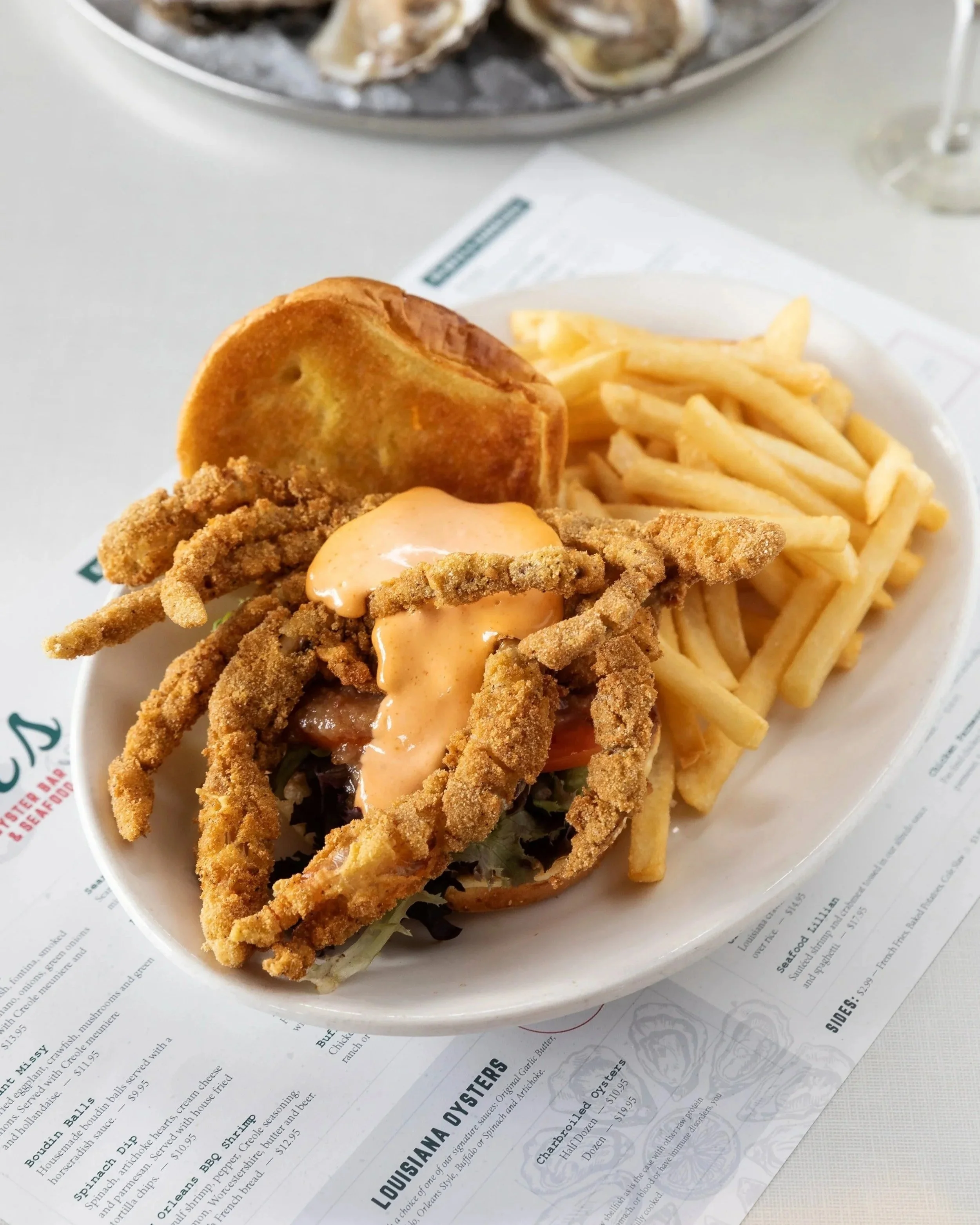 SOFT-SHELL CRAB BLT