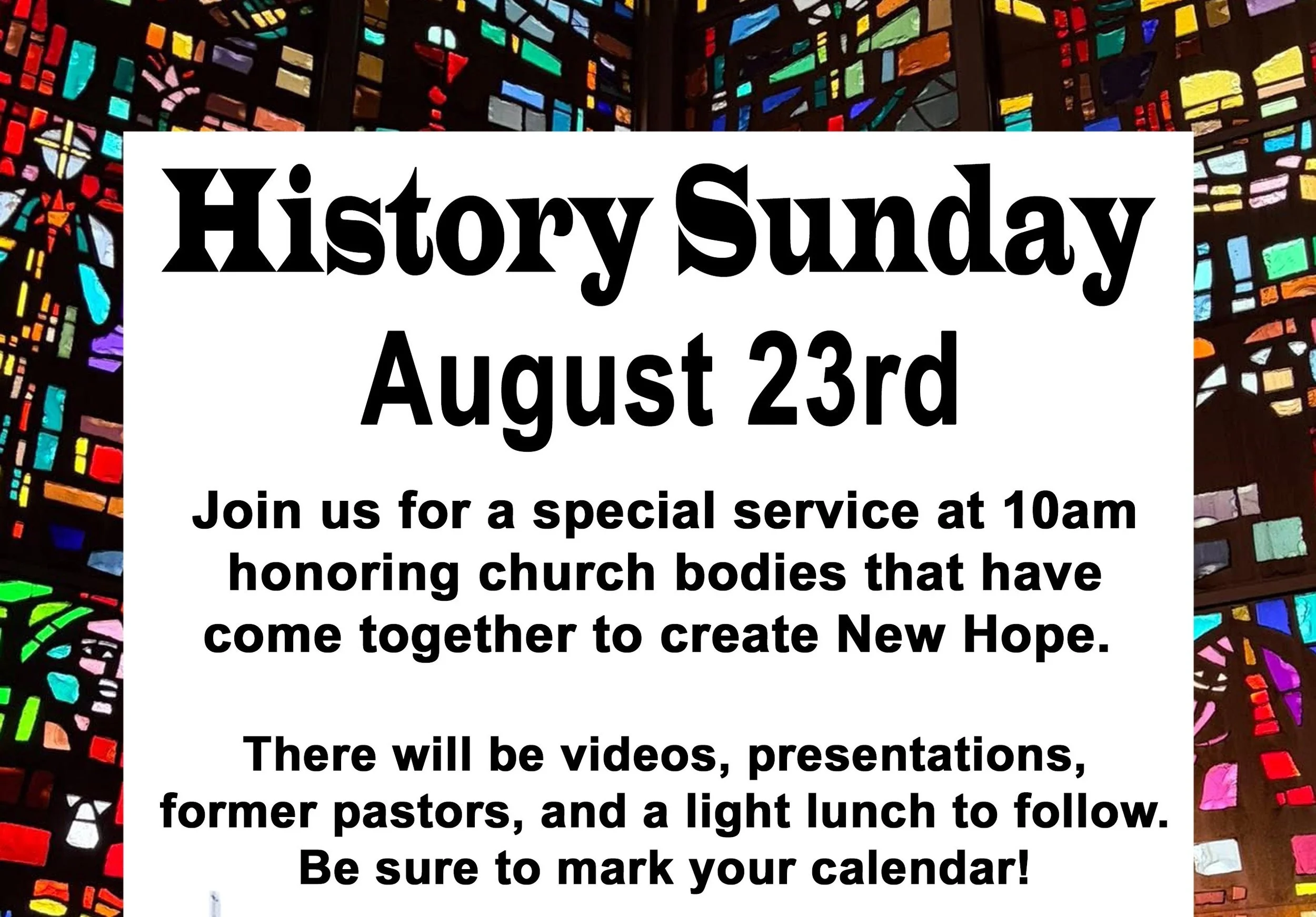 History Sunday