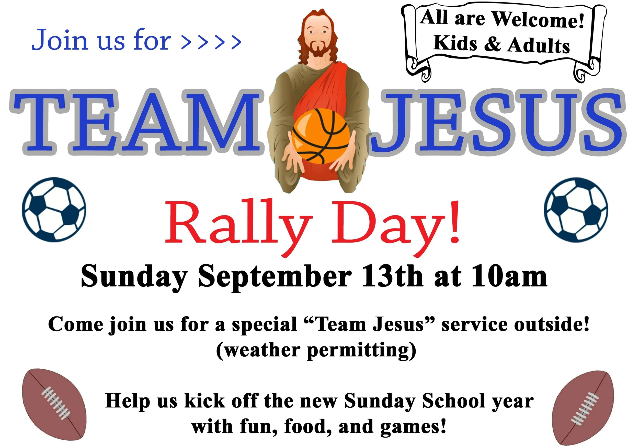 Team Jesus Rally Day