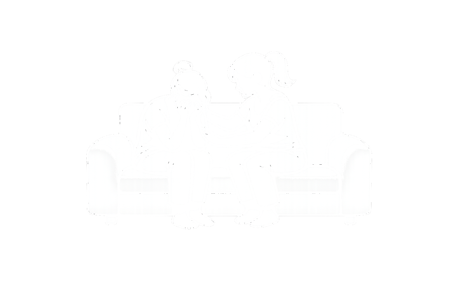 Helpful woman listening to a strugling mother