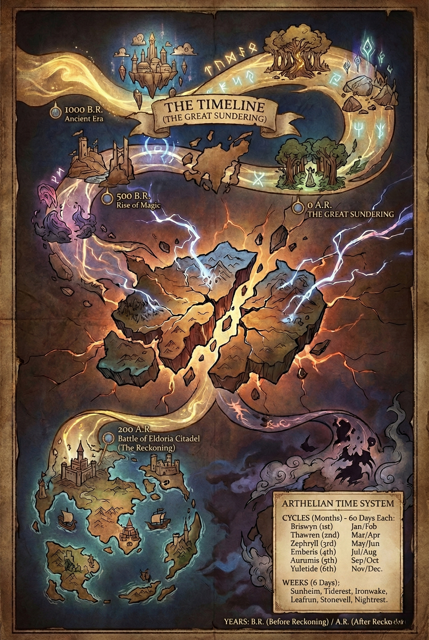 The Timeline (The Great Sundering)