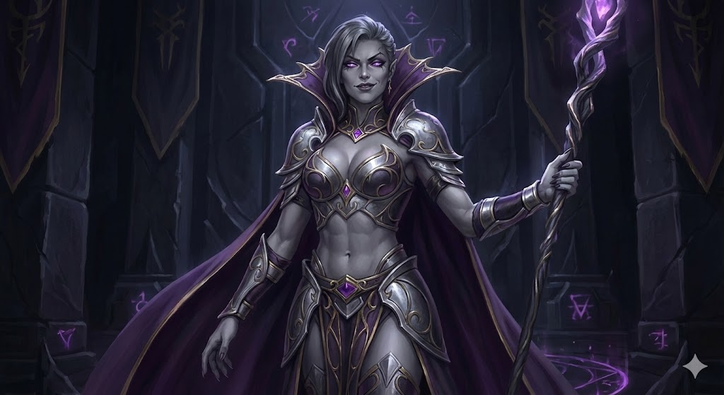 Empress Virexya Dreadthorn of the Isle of Malakor