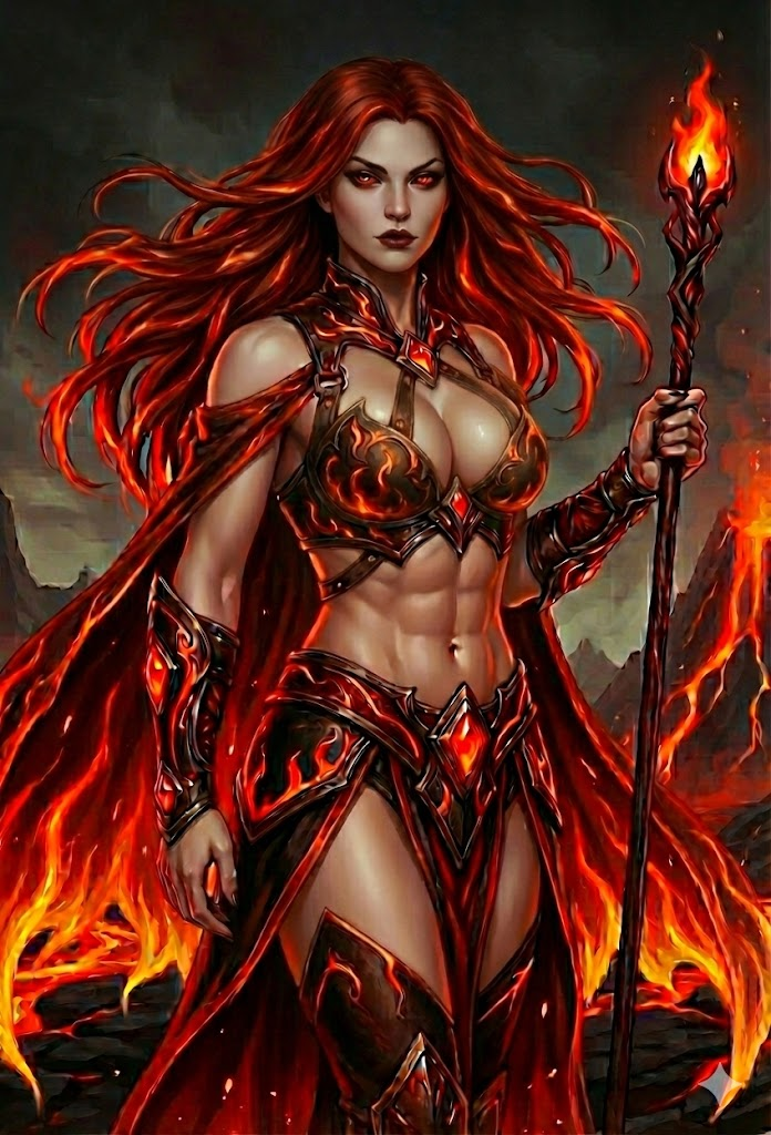 Queen Flame of the Scorchlands