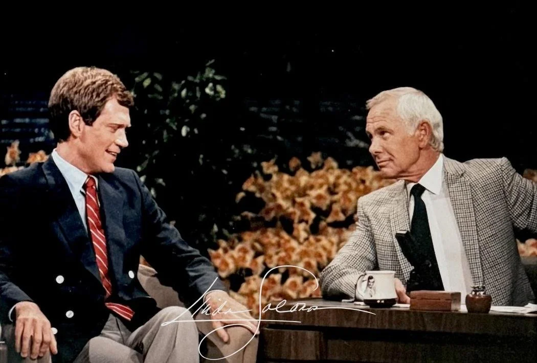 David Letterman & Johnny Carson