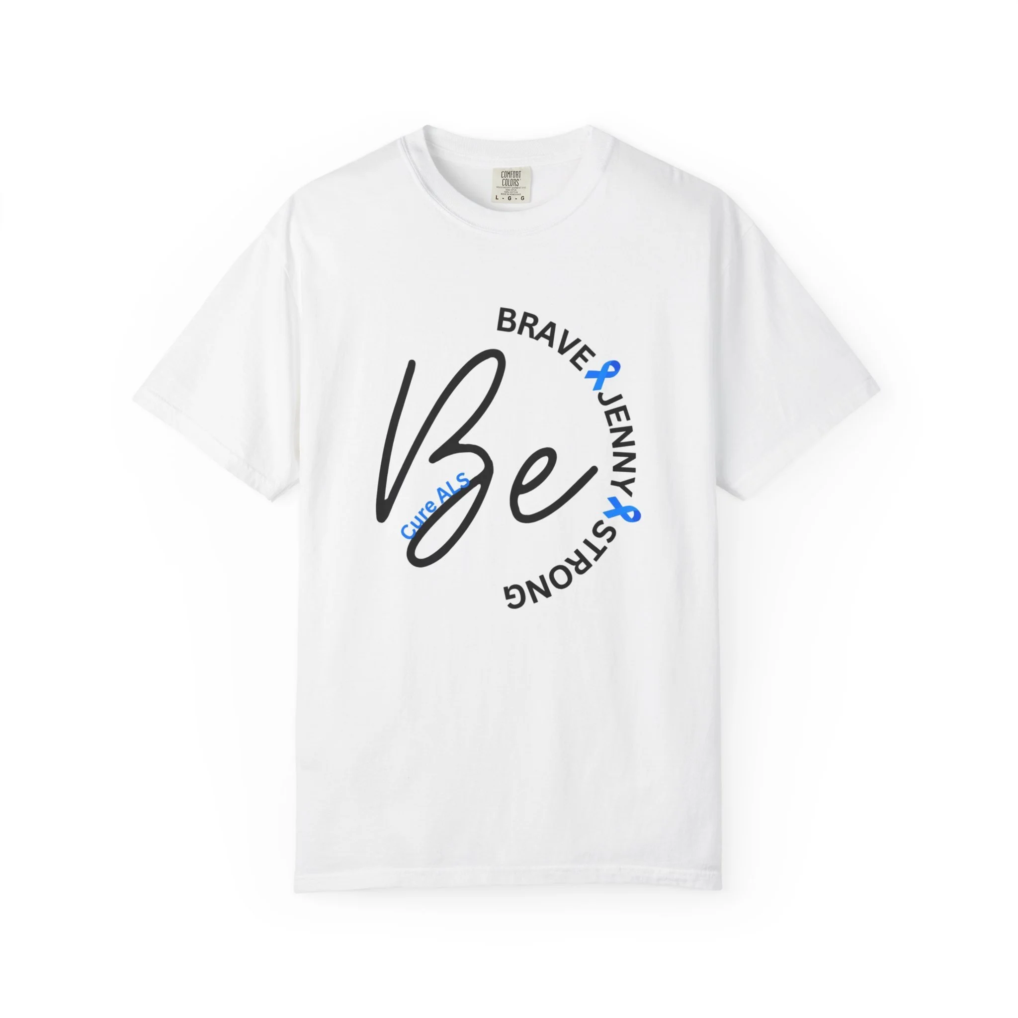 Be Brave & Strong design T-shirt | Cancer Awareness ribbon, Jenny name