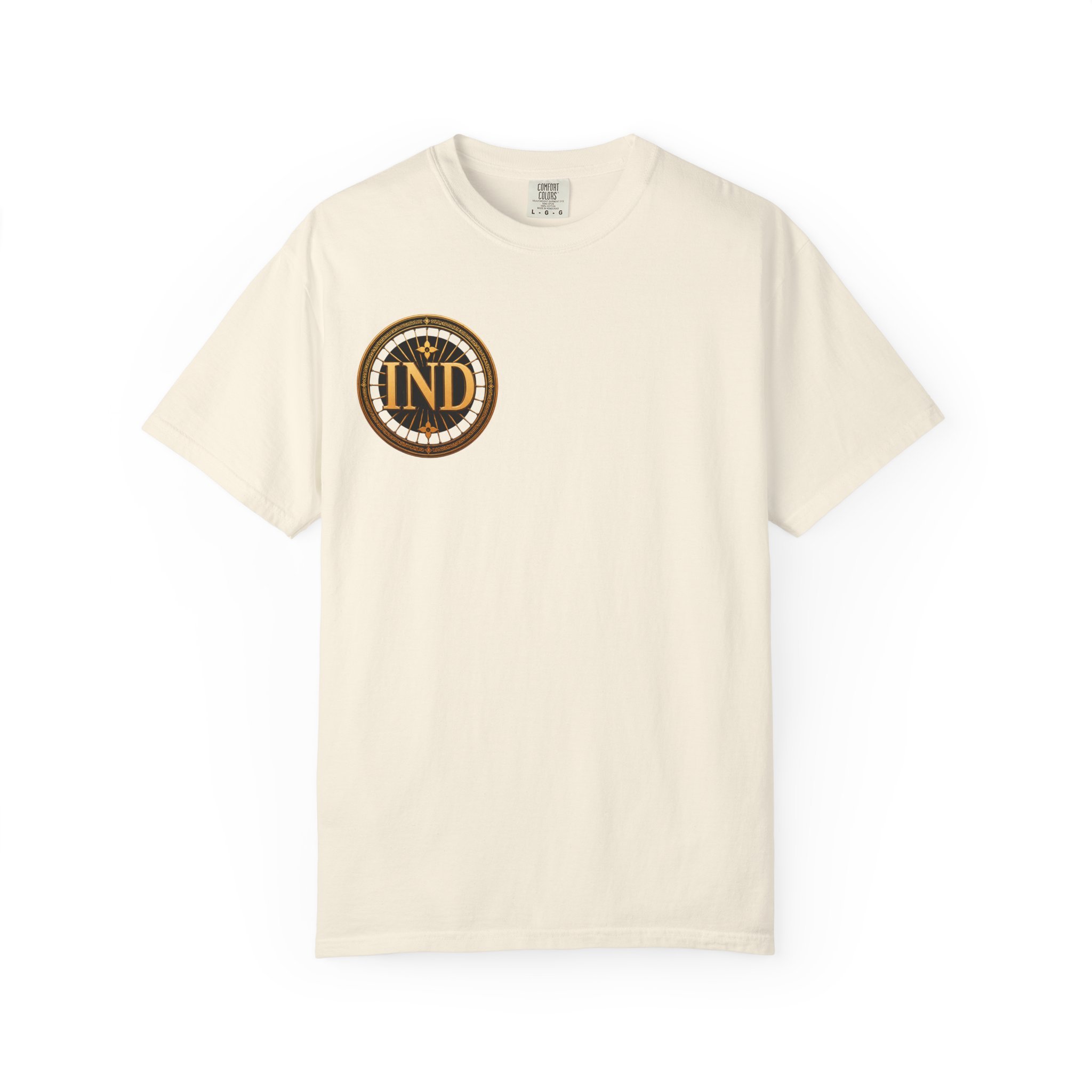 Monogram Tricolor Logo T-Shirt — INDIAN Flag Inspired Designer Motif