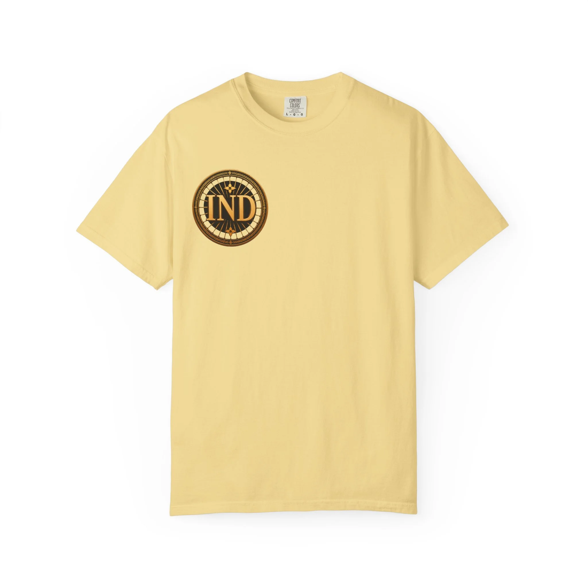 Monogram Tricolor Logo T-Shirt — INDIAN Flag Inspired Designer Motif