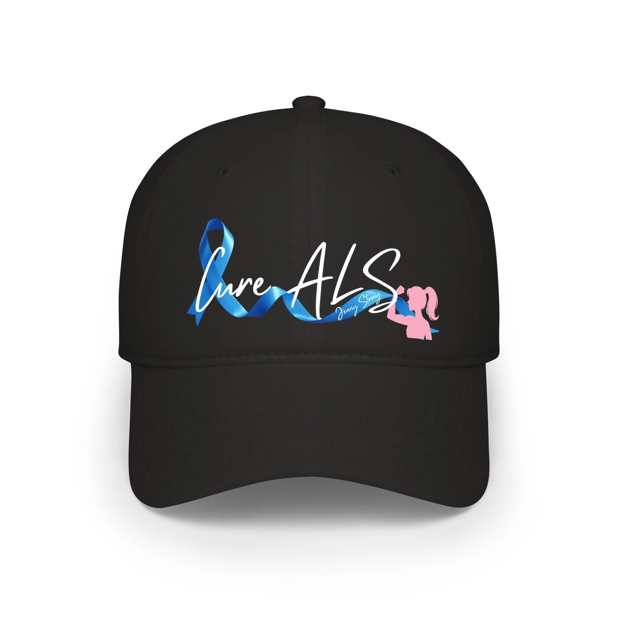Cure ALS Ribbon Baseball Cap — Awareness Hat for ALS Supporters