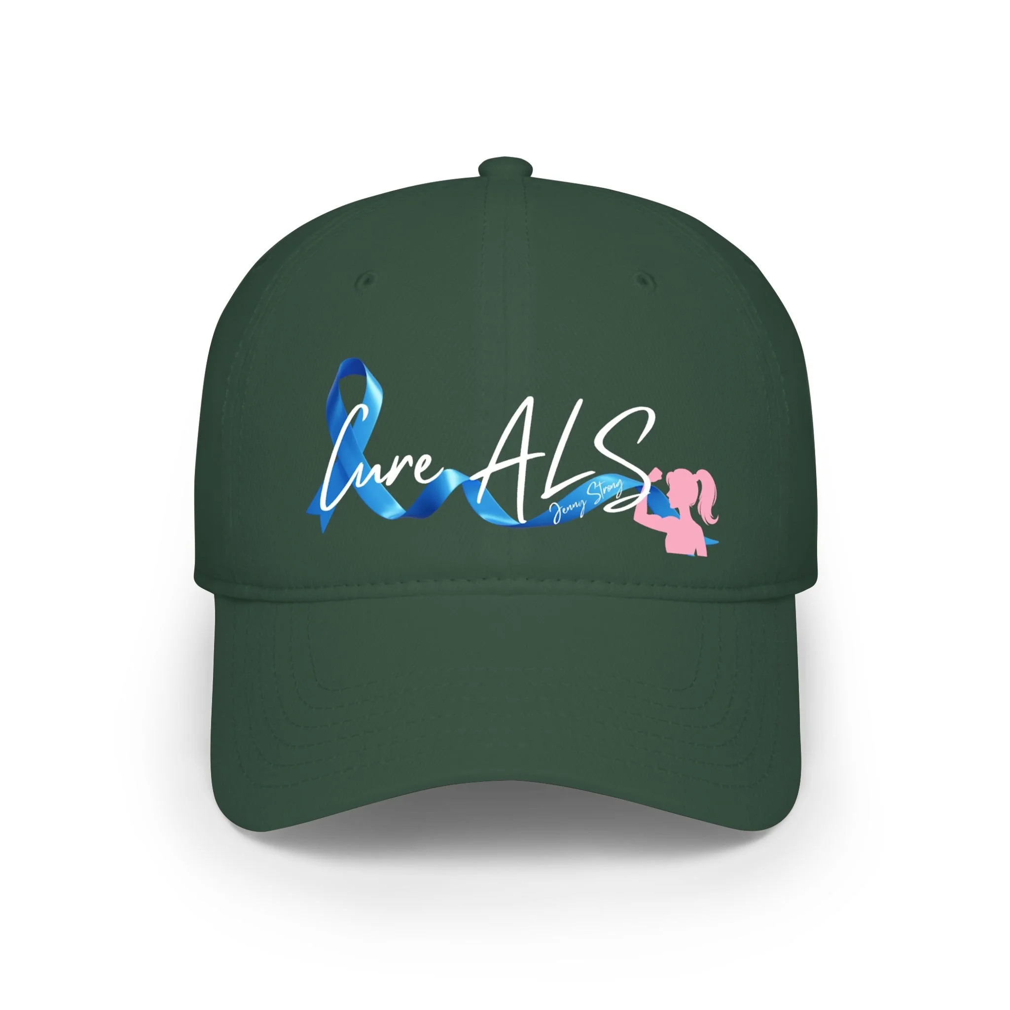 Cure ALS Ribbon Baseball Cap — Awareness Hat for ALS Supporters