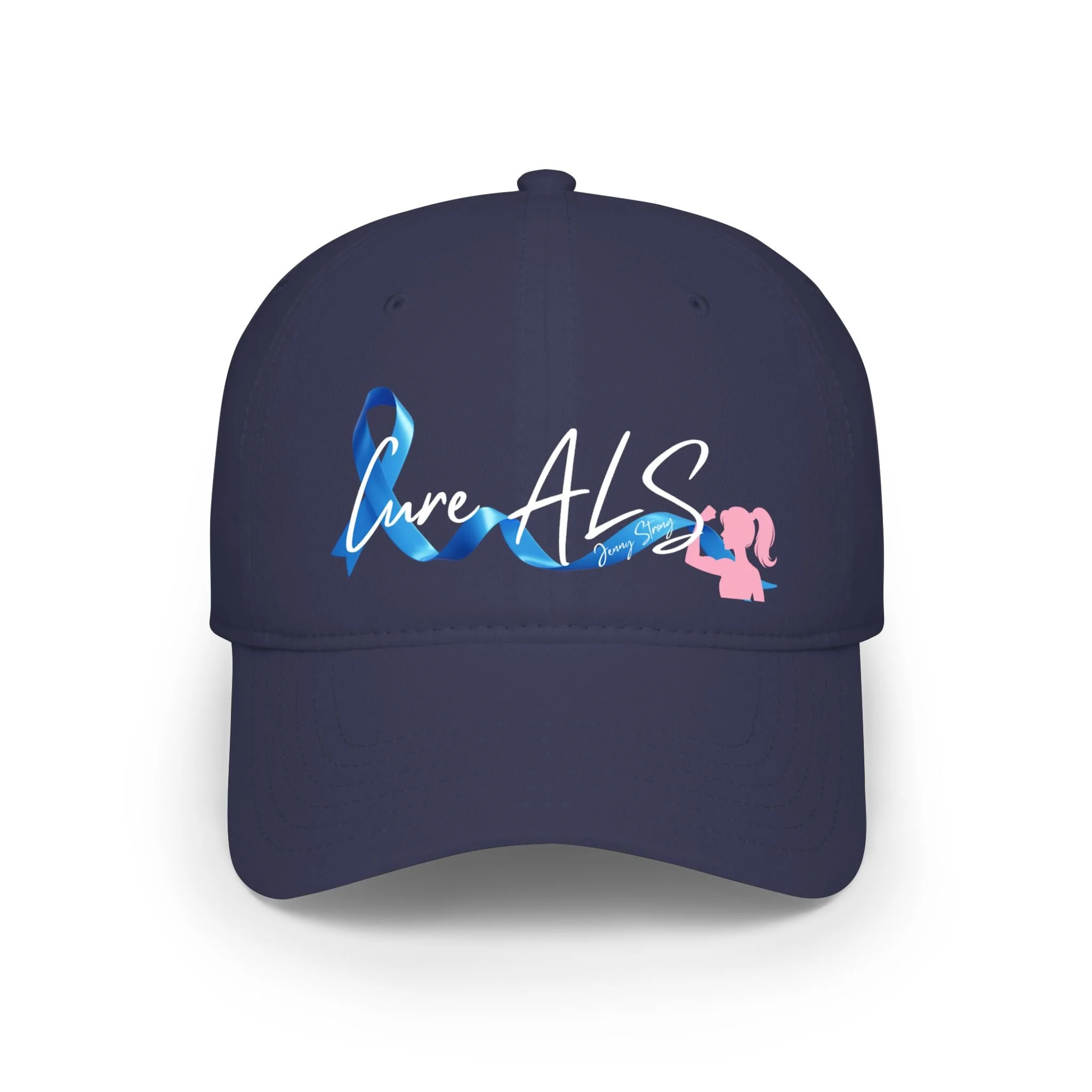 Cure ALS Ribbon Baseball Cap — Awareness Hat for ALS Supporters