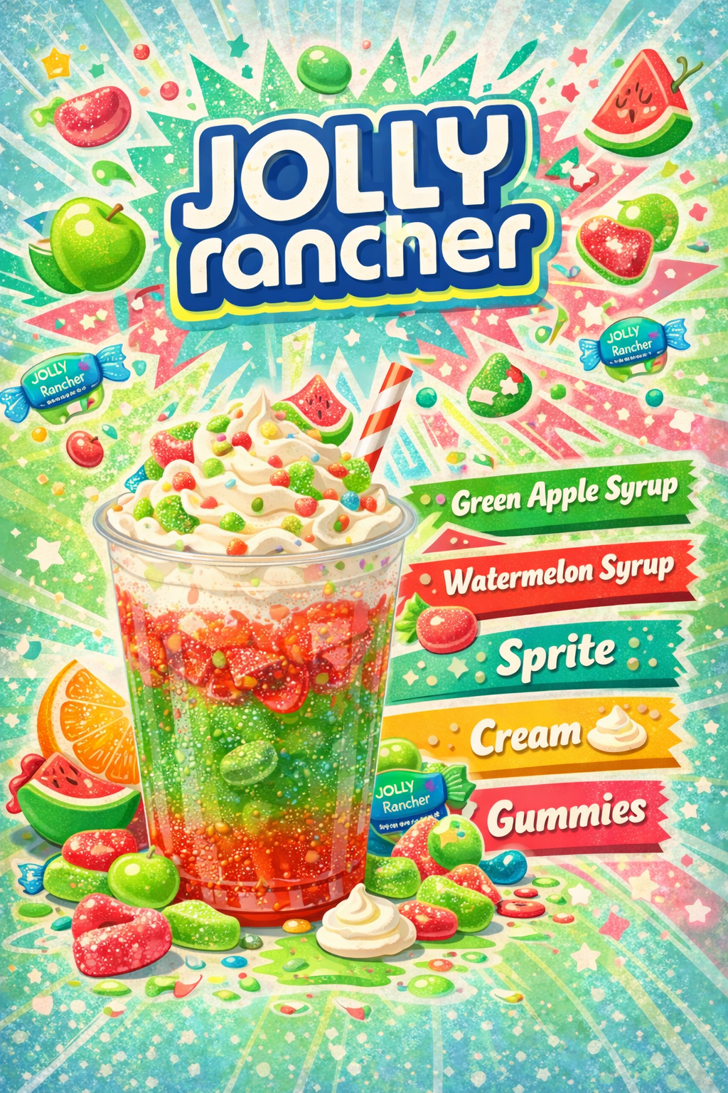 Jolly Rancher Dirty Soda