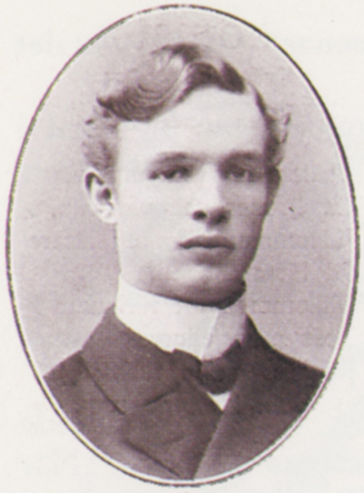 Foto från välkomstbroschyren till Lewi Pethrus välkomstpredikan i Stockholm.