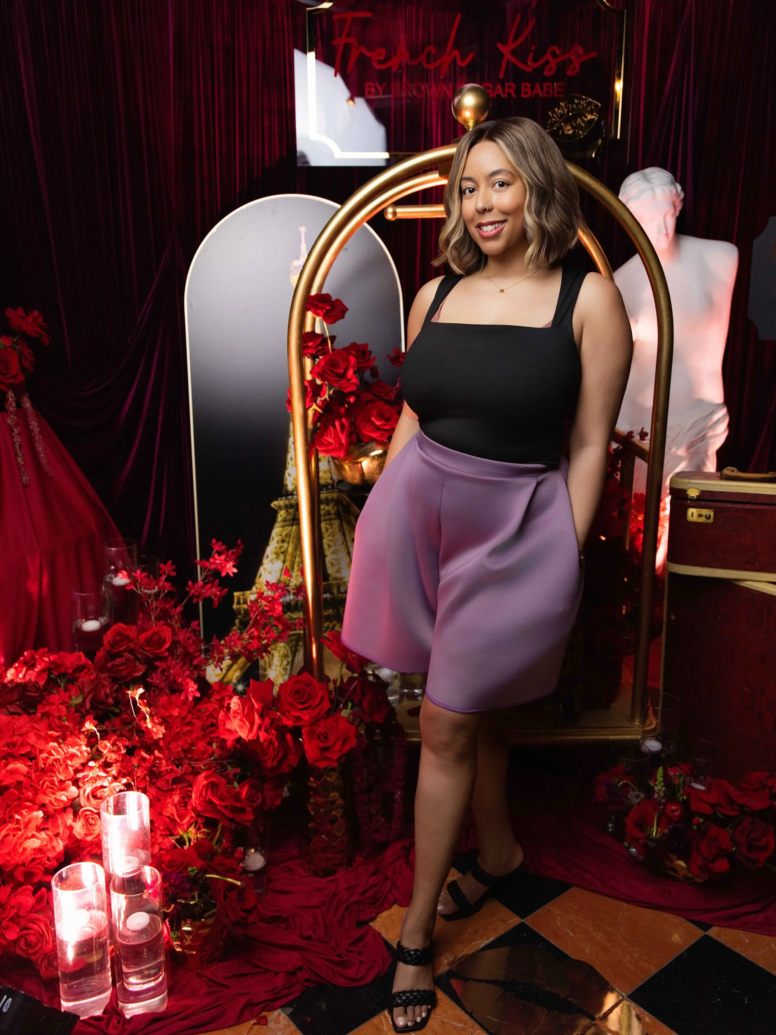 Postpartum Lex as I&rsquo;m trying to get back to my 2024 version! It&rsquo;s hard getting dressed up but I love it here! 💜

📷: @themonochromaticexperience 
📍: New Orleans 
Event: @brwnsugarbabe 

#postpartum #firsttimemom