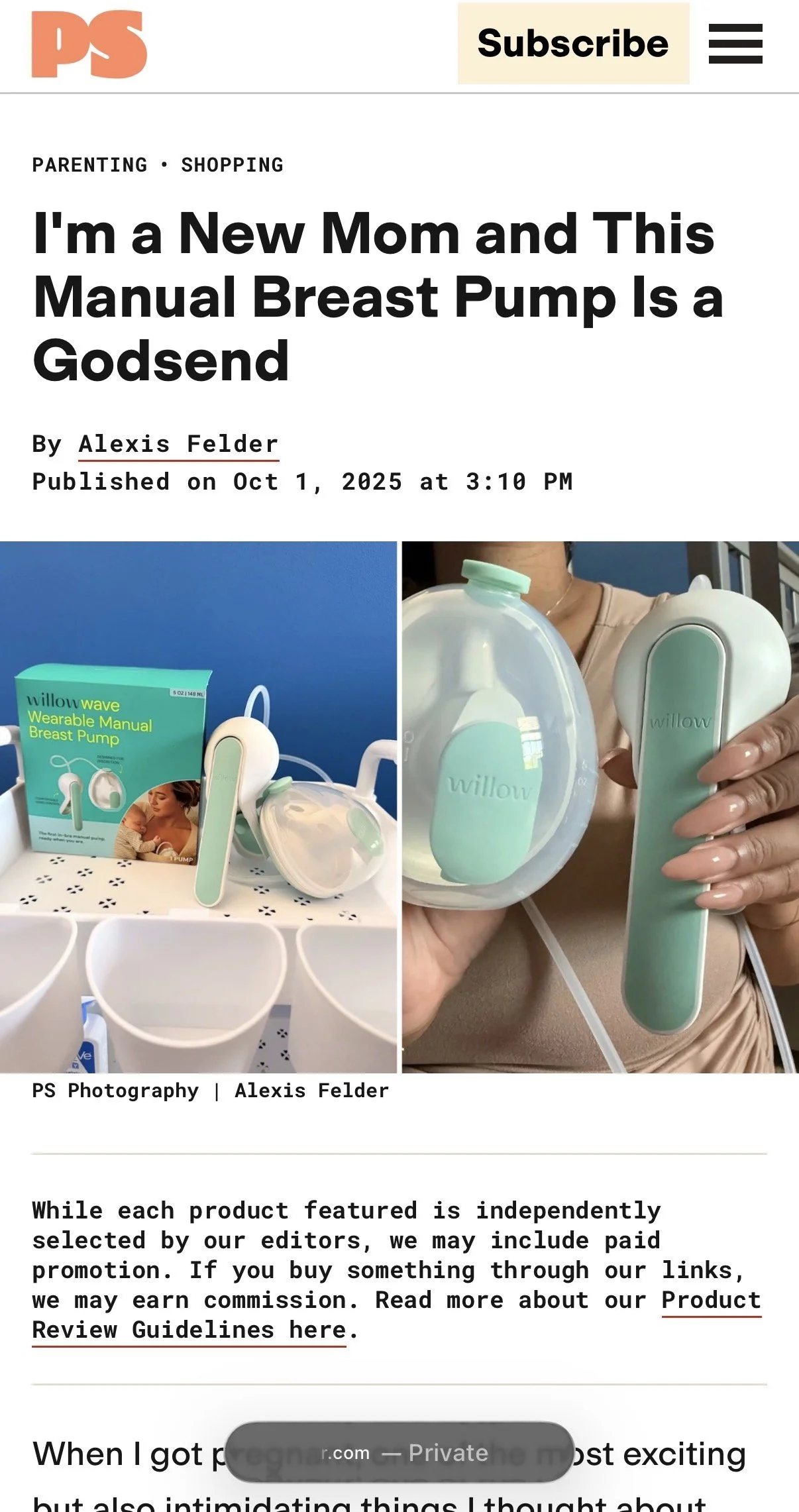 I'm a New Mom and This Manual Breast Pump Is a Godsend