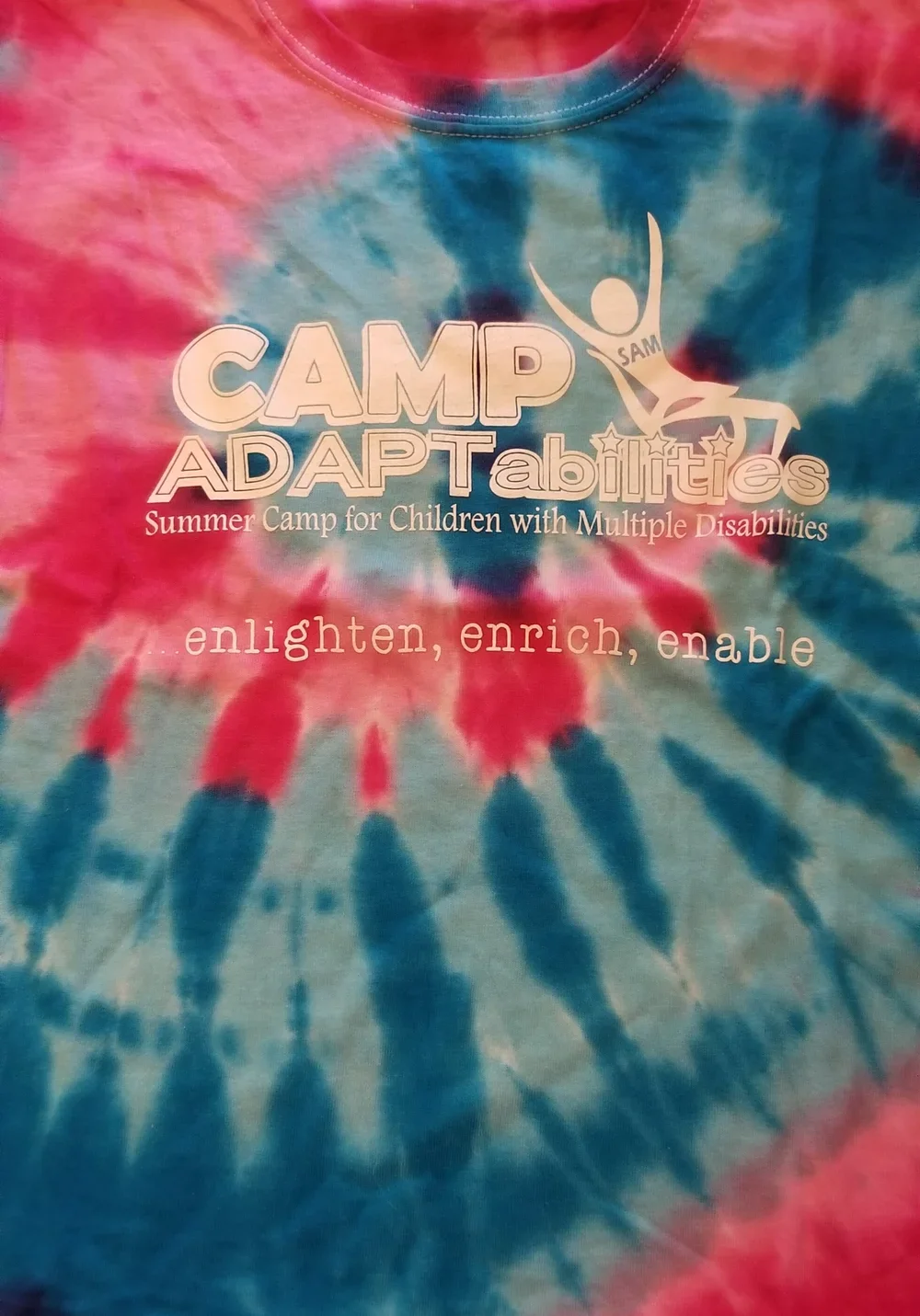 Tie Dye Short Sleeve Front Logo