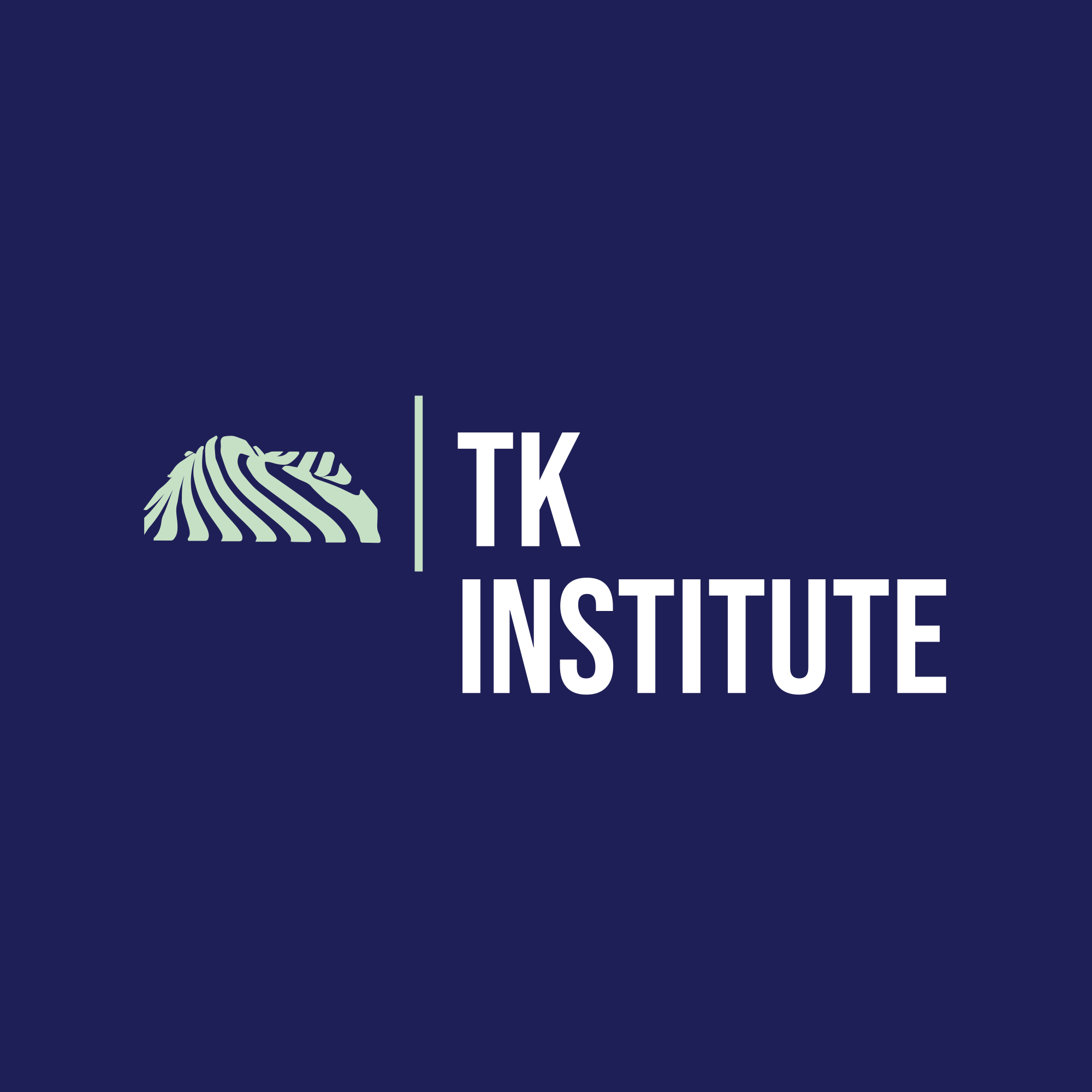 Green mountain with pathways cut through it