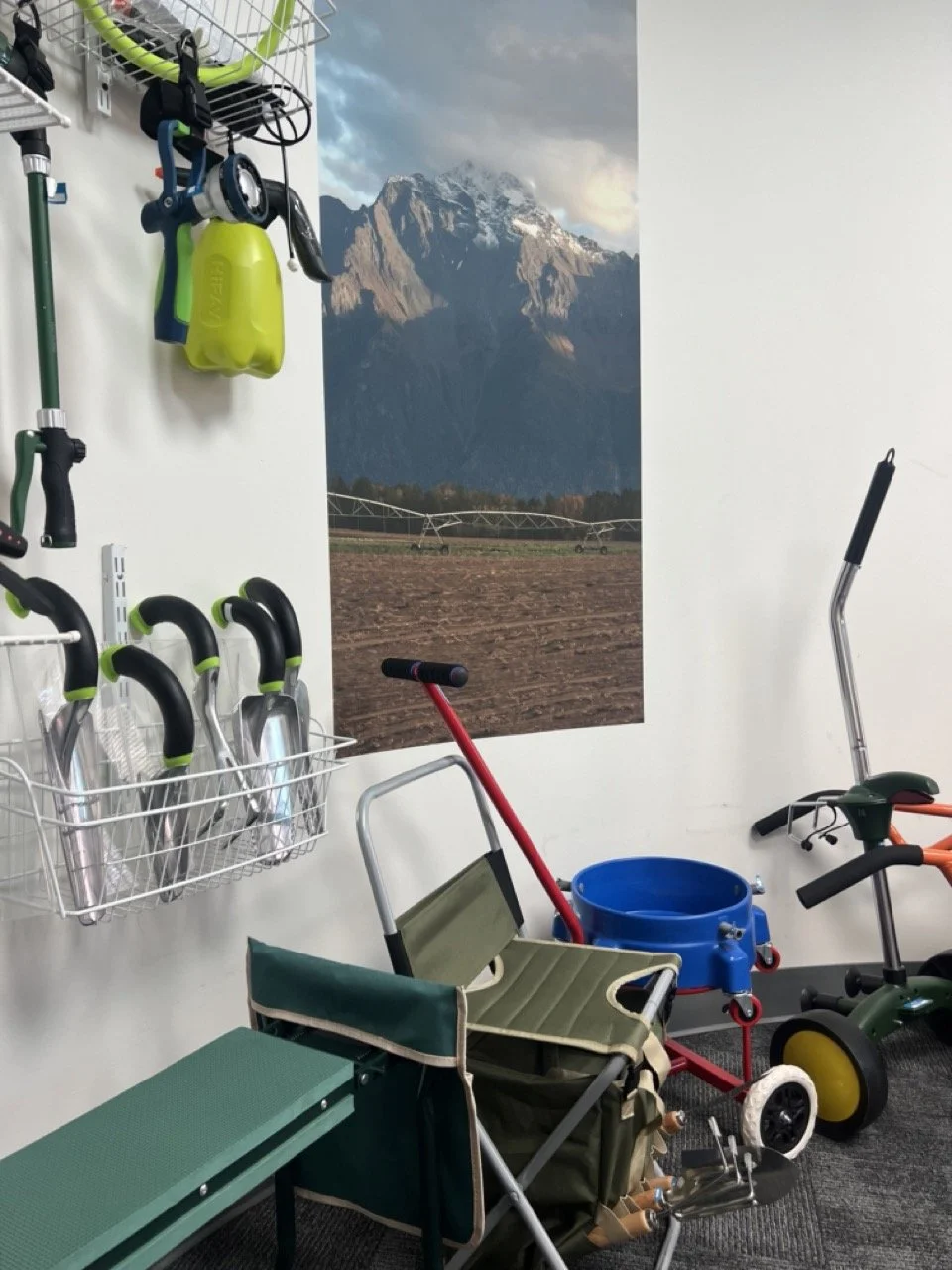 Agriculture access tools such as ergonomic gardening tools