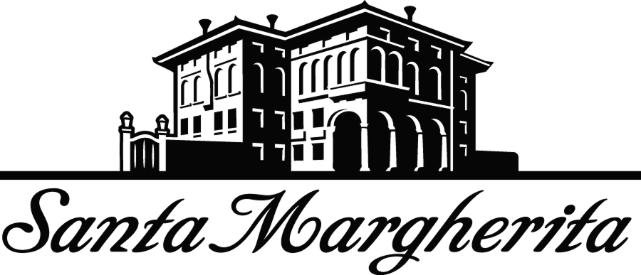 Silhouette of a historic building with the words "Santa Margherita" below.