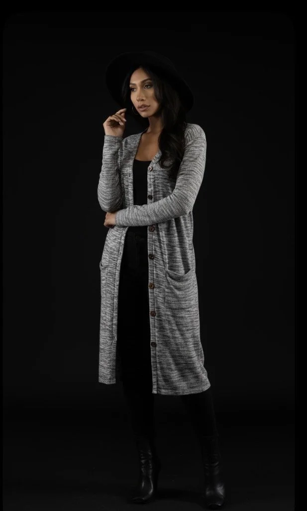 Button-down cardigan