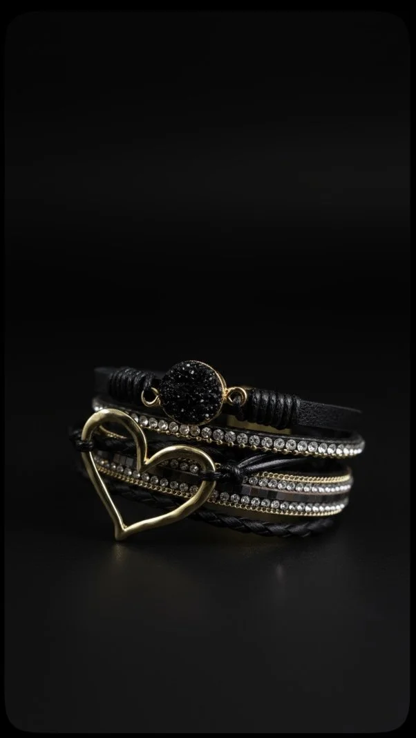 Heart Charm Boho Bracelets