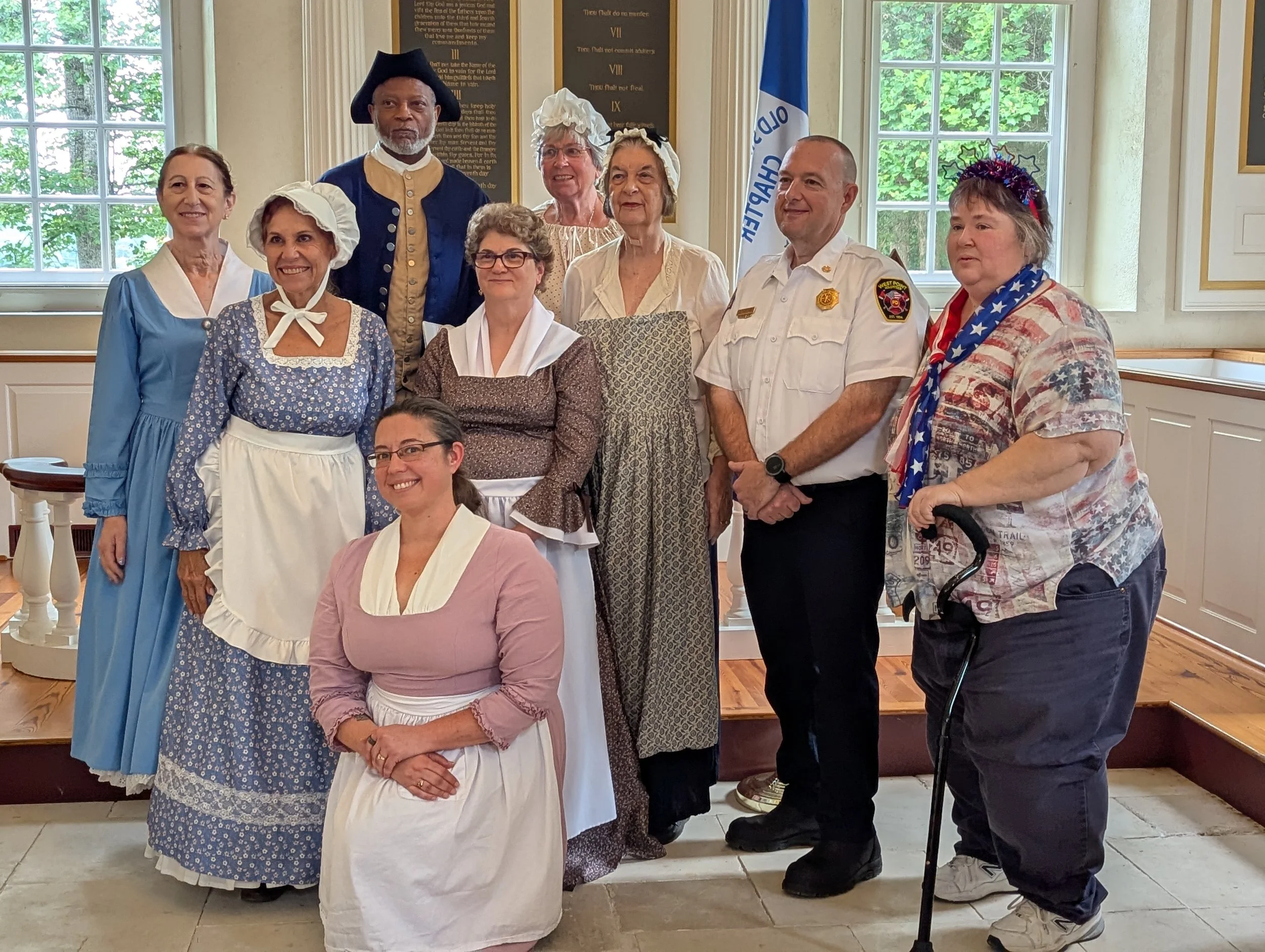 The Declaration of Independence Community Readers! (Brenton Bohannon, Tracy Cantara, Spencer Cheatham, Kim Colgin, Cheryl Hall, Reginald Neale, Carolyn Simpson, Rebecca Townsend, Rebecca Young)