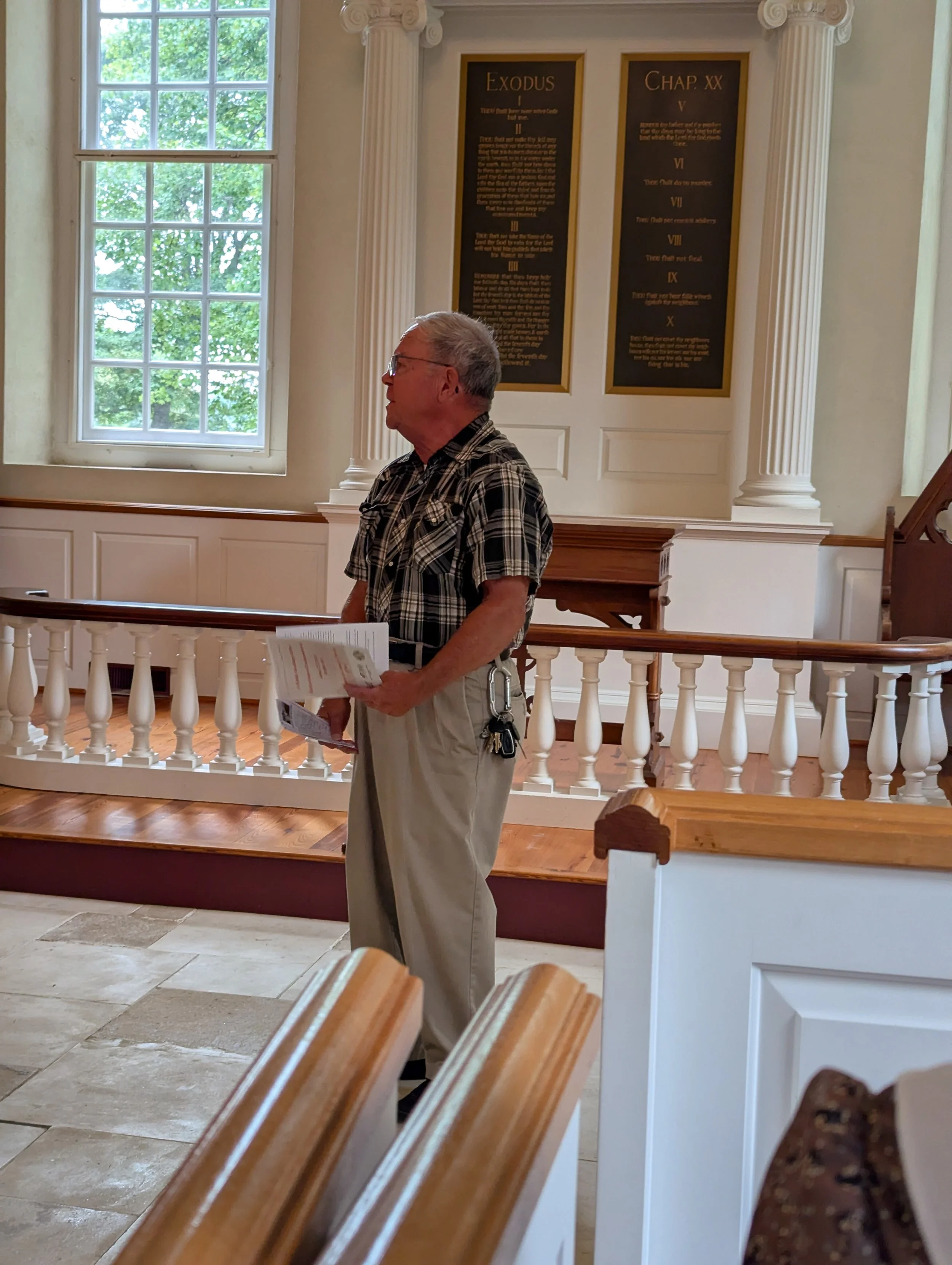 David Hoover, VP, Board of Trustees, St. John's Church Restoration Association