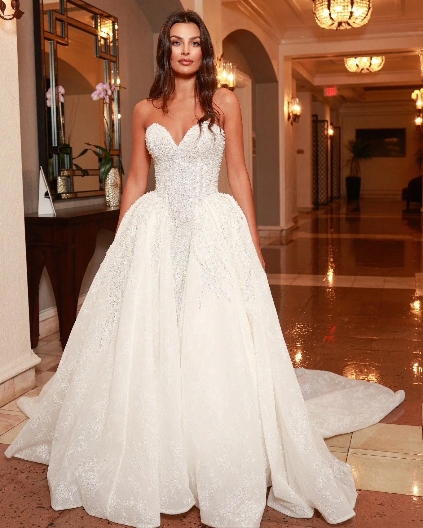 Margaux

Sculpted, luminous, and unmistakably couture. A hand-embellished bodice meets a sweeping skirt designed to command the room.

#ballgownbride #BrideToBe #weddingdress #dmvbrides #bridalfashion