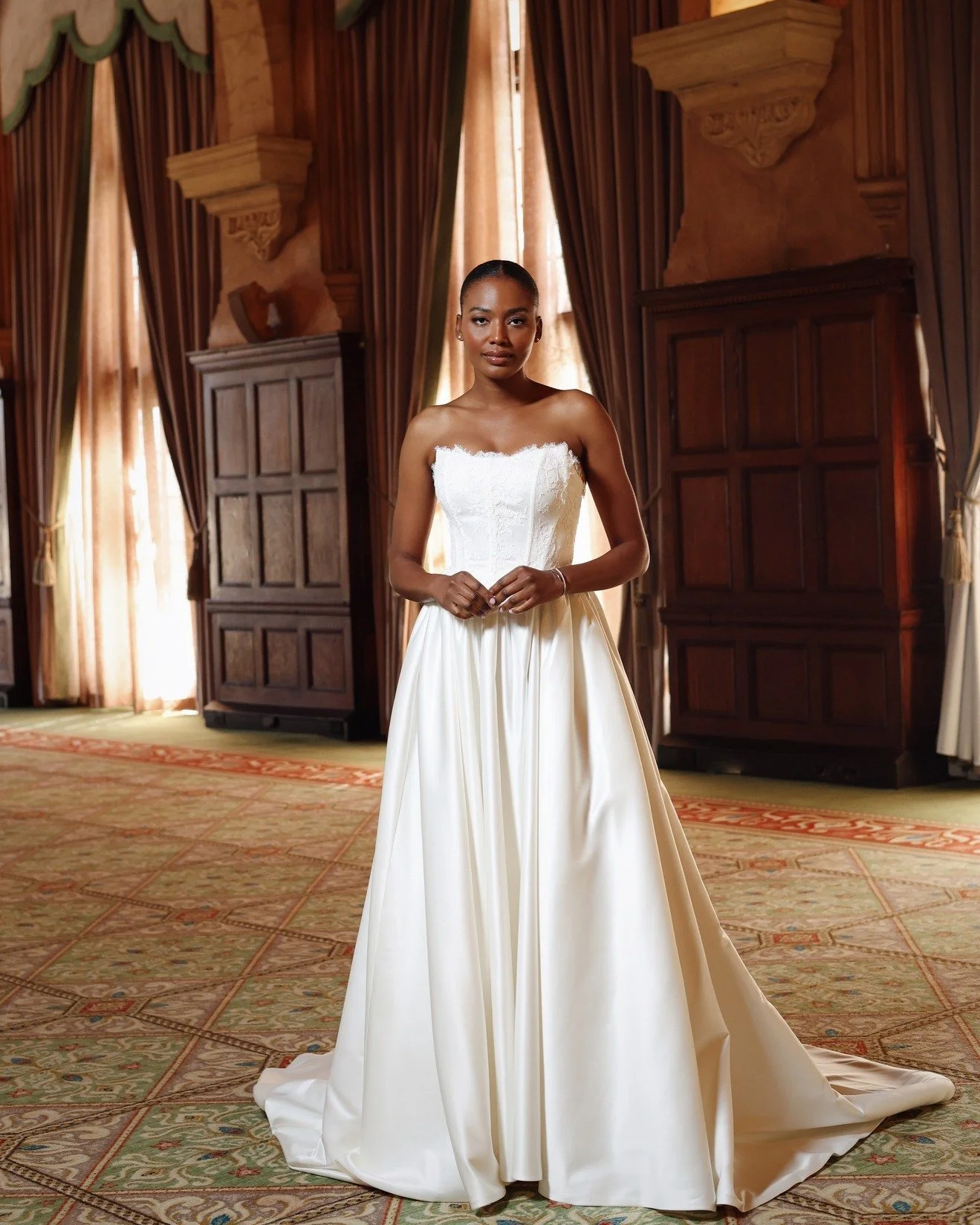 Lucienne Corset and Satin Ballgown.

A signature ZAKAA couture two piece bridal set. Sculpted lace corsetry and a luminous satin ballgown skirt designed with intention, elegance, and timeless presence.

#bridalfashion #weddingdress #2026bride #dmvbri