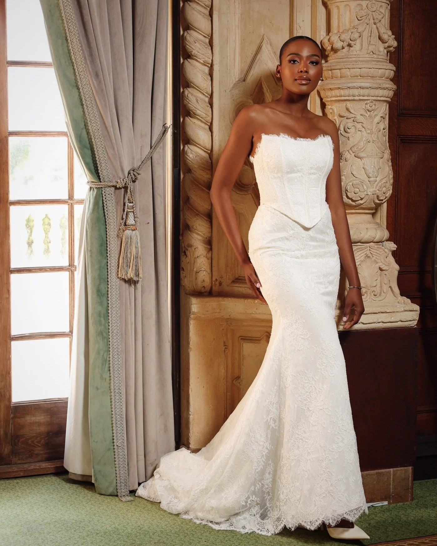 Lucienne Corset and Lace Skirt.
Where sculpted corsetry meets delicate lace.

#ZAKAACouture #LuxuryBridal #CoutureBridal #BridalSet #laceweddingdress #weddingdresses #dmvbrides #Virginia