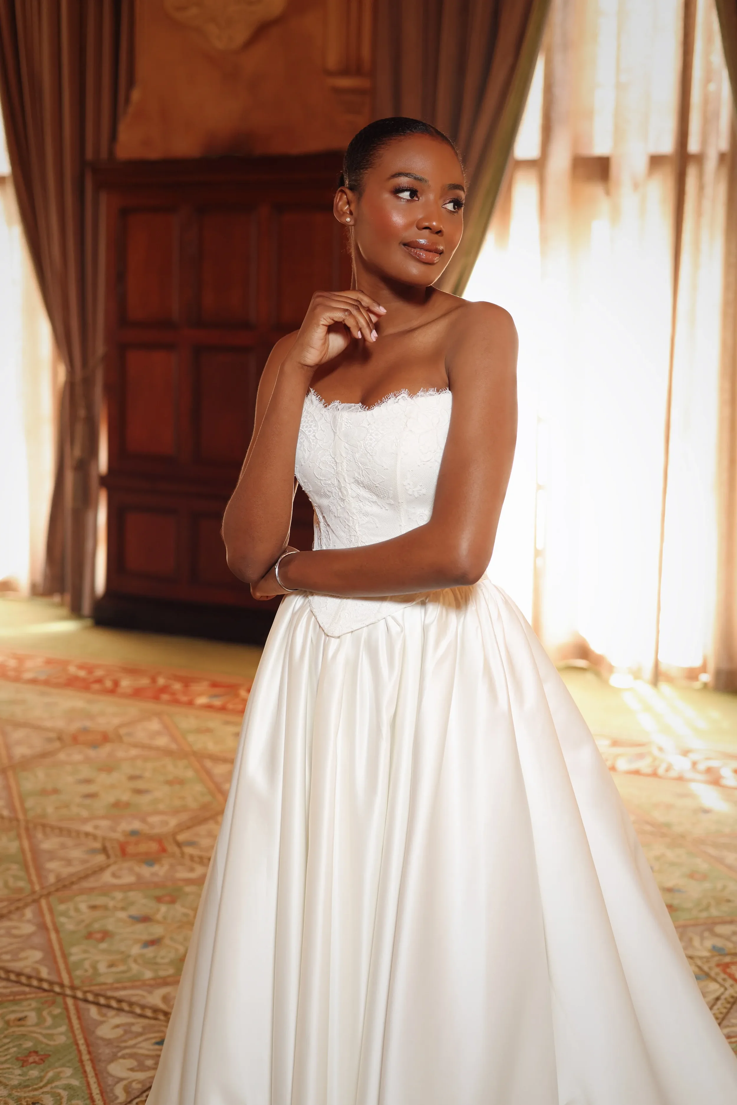 Lucienne Corset & Satin Ballgown