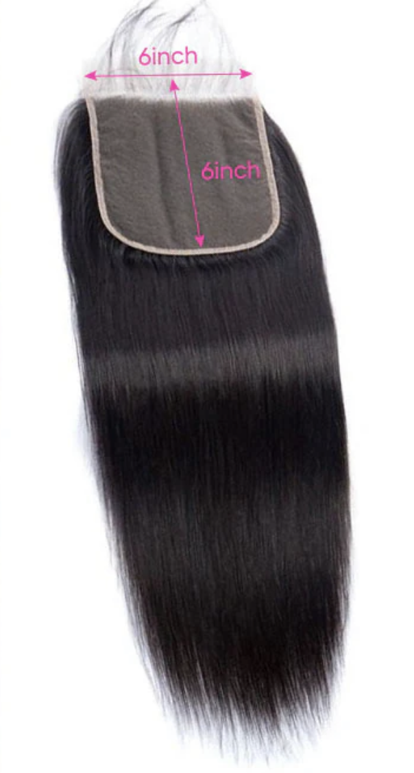 Situationship Brazilian HD 6X6 Straight Closure