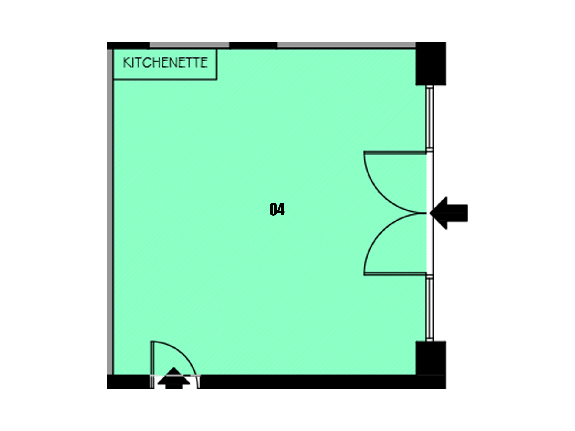 Unit 04 - 410sq/ft - £1300pcm