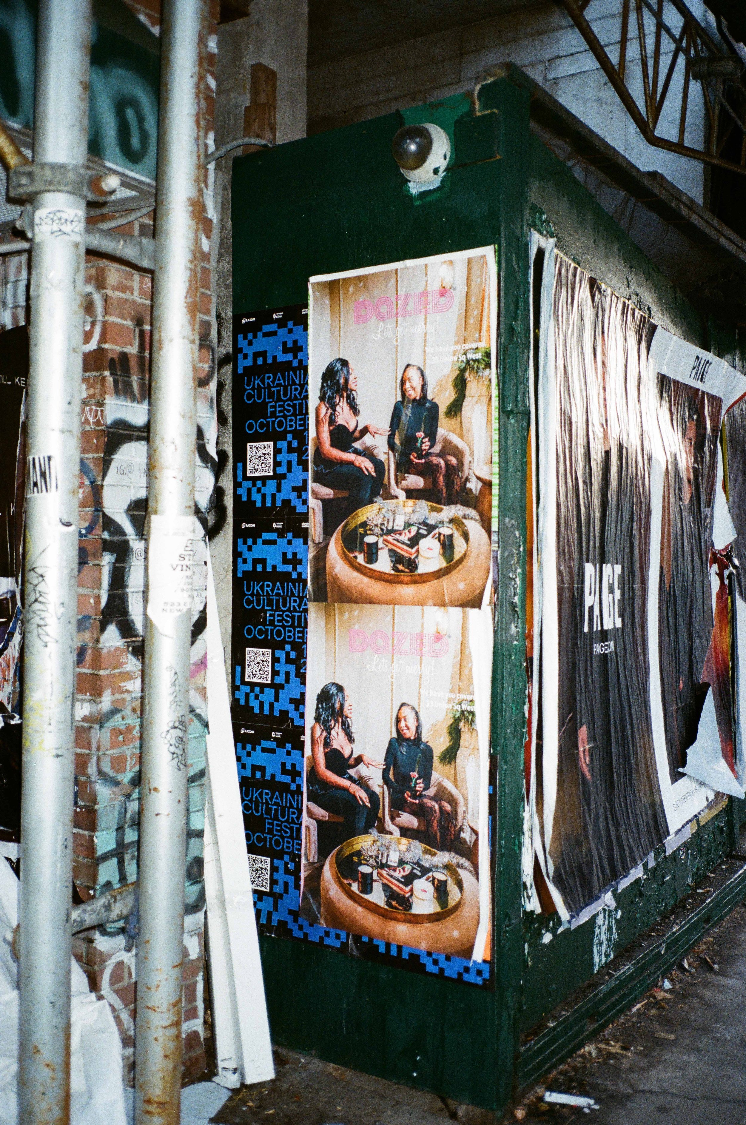 Dazed Canna had Dahsar produce the wheatpaste campaign.