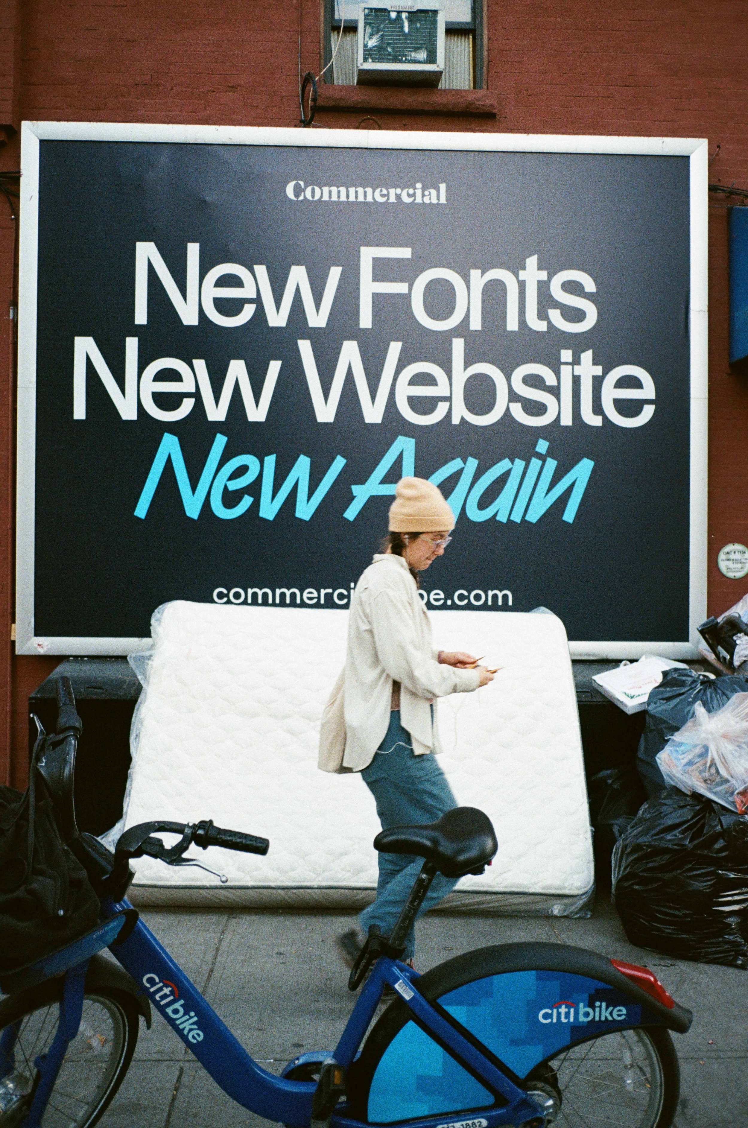 Commercial Type tapped Dahsar to create and produce billboards in Los Angeles and New York.