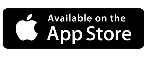 Apple logo with the text 'Available on the App Store' on a black background.
