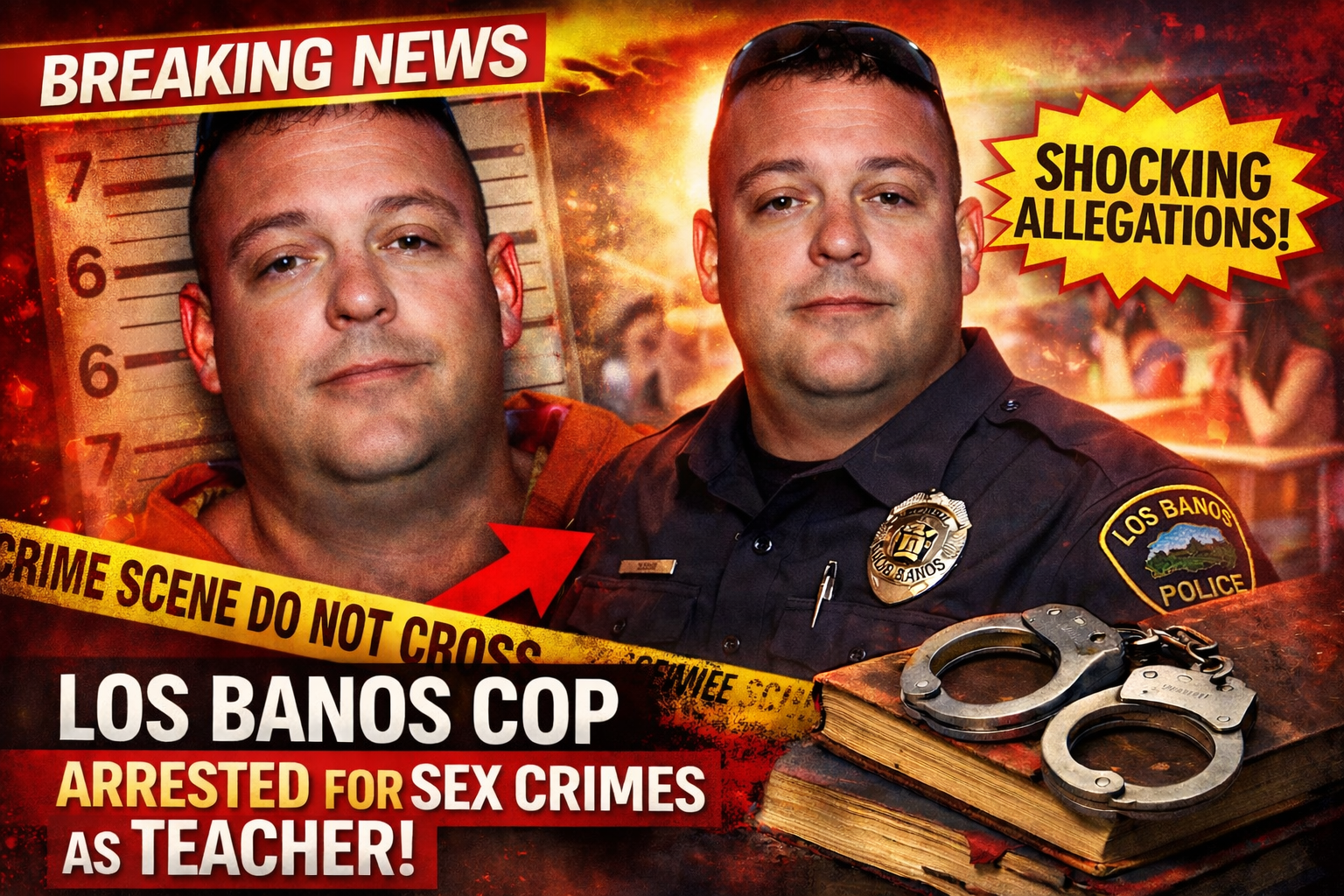 Los Banos officer accused of sex crimes during his time as teacher