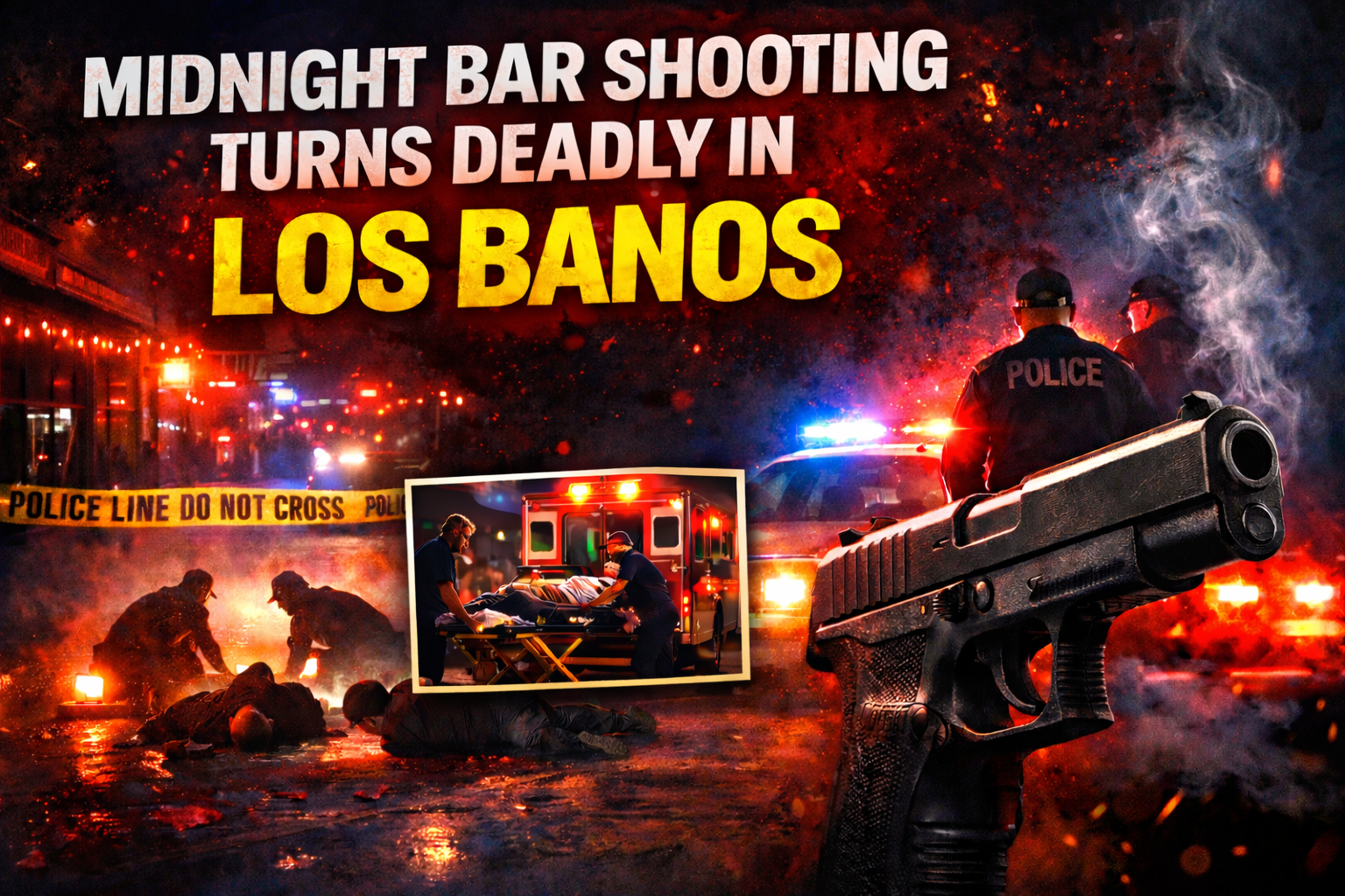 Gunfire Erupts at Los Banos Bar, Leaving One Dead