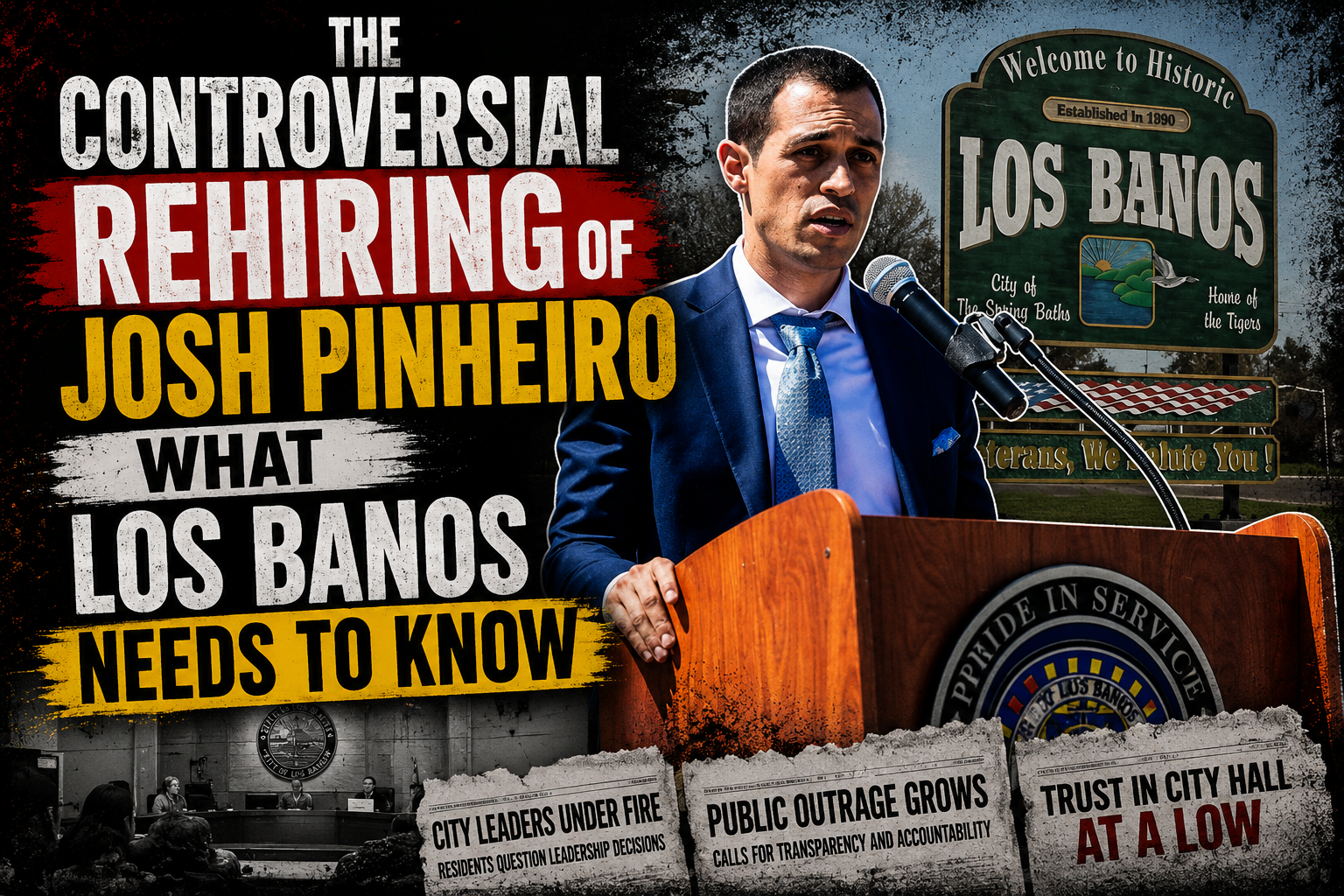 The Controversial Rehiring of Josh Pinheiro — What Los Banos Needs to Know