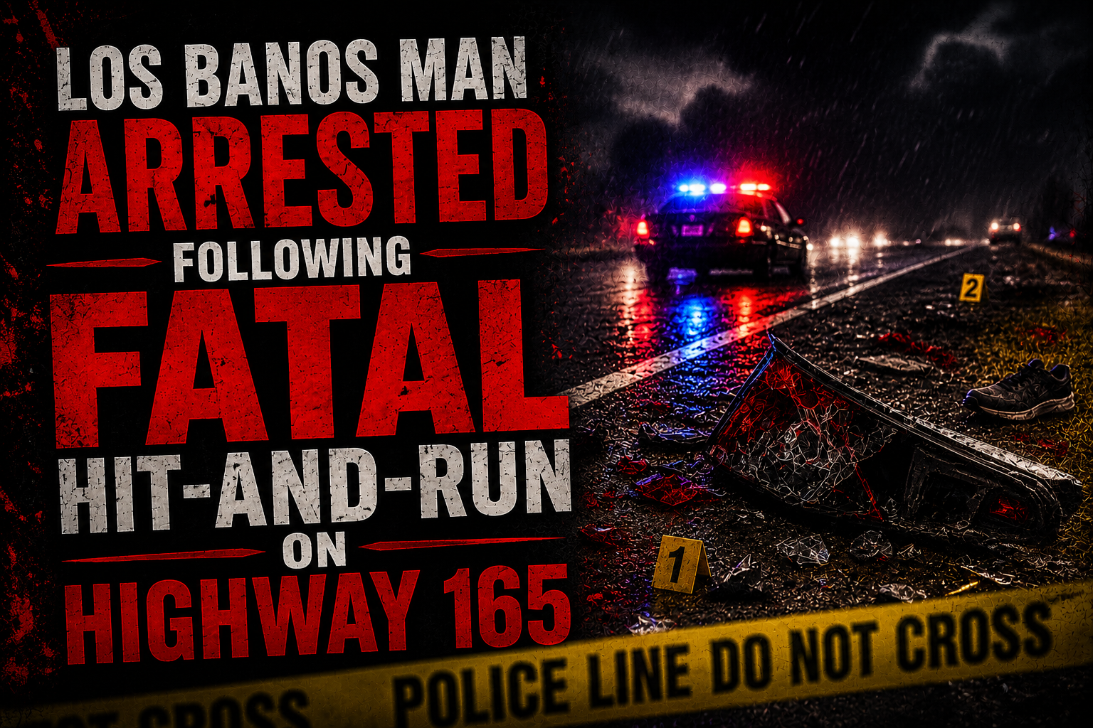 Los Banos Man Arrested Following Fatal Hit‑and‑Run on Highway 165