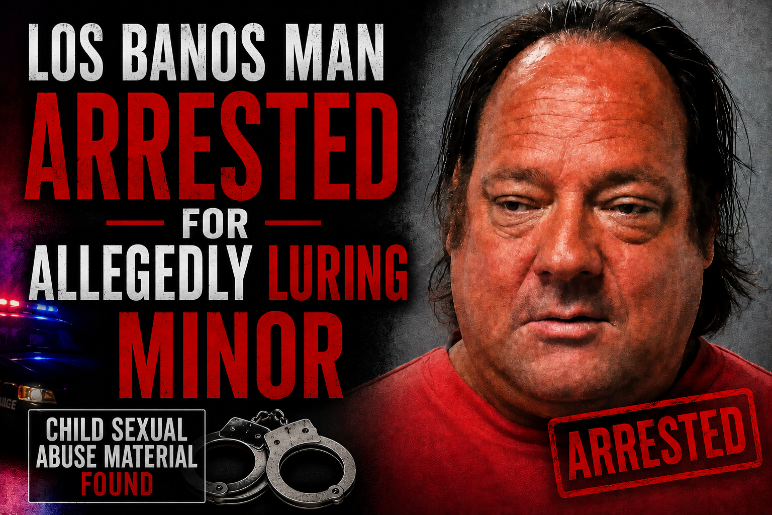 Los Banos Man Arrested for Allegedly Luring Minor