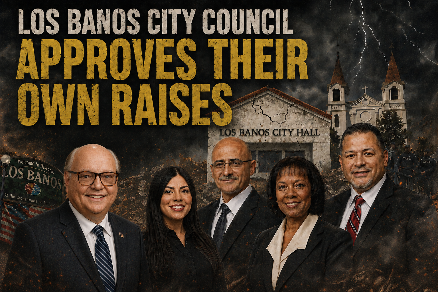 Los Banos City Council Approves Their Own Raises